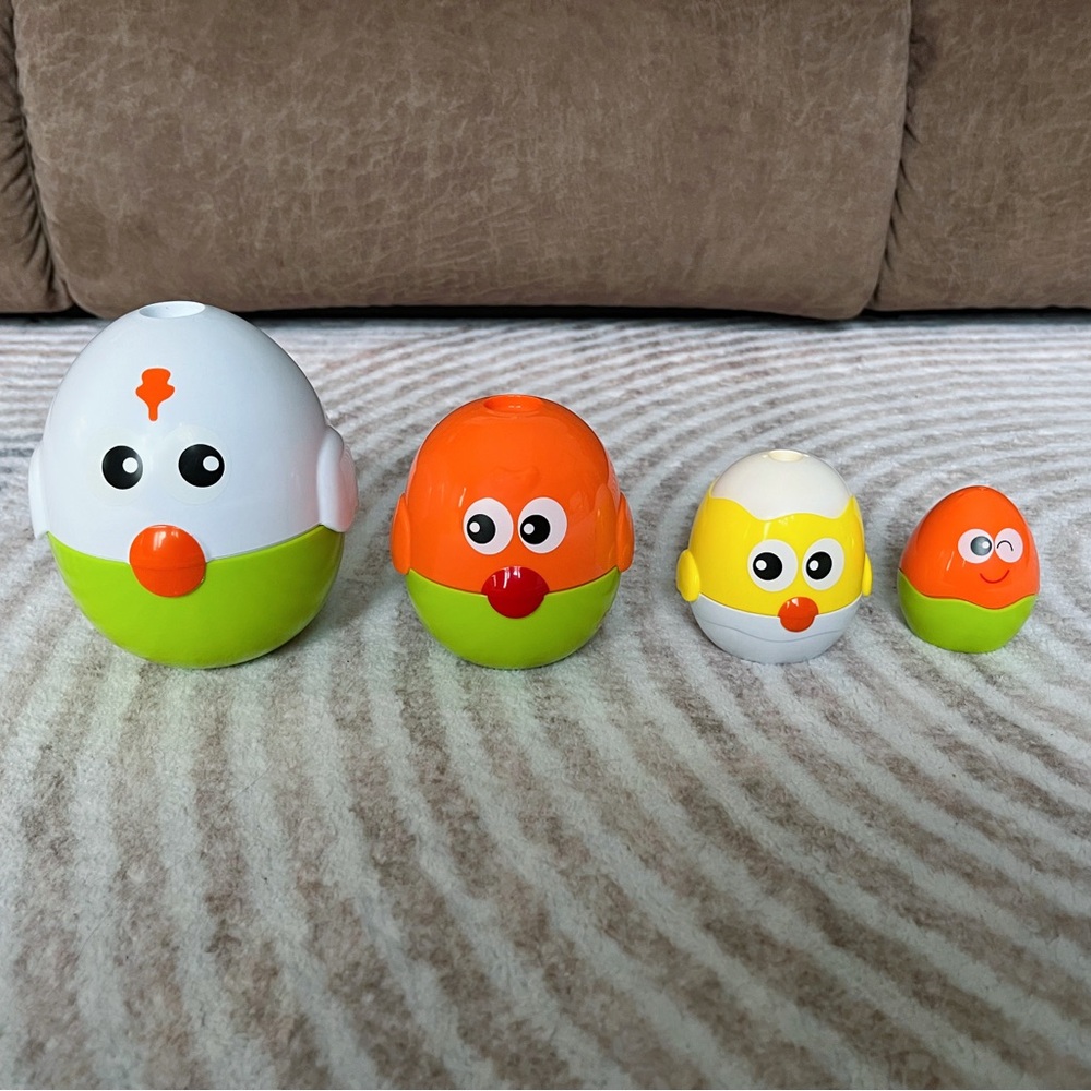 ✨2 for 10$✨ Nesting Stacking Easter Eggs for Toddlers